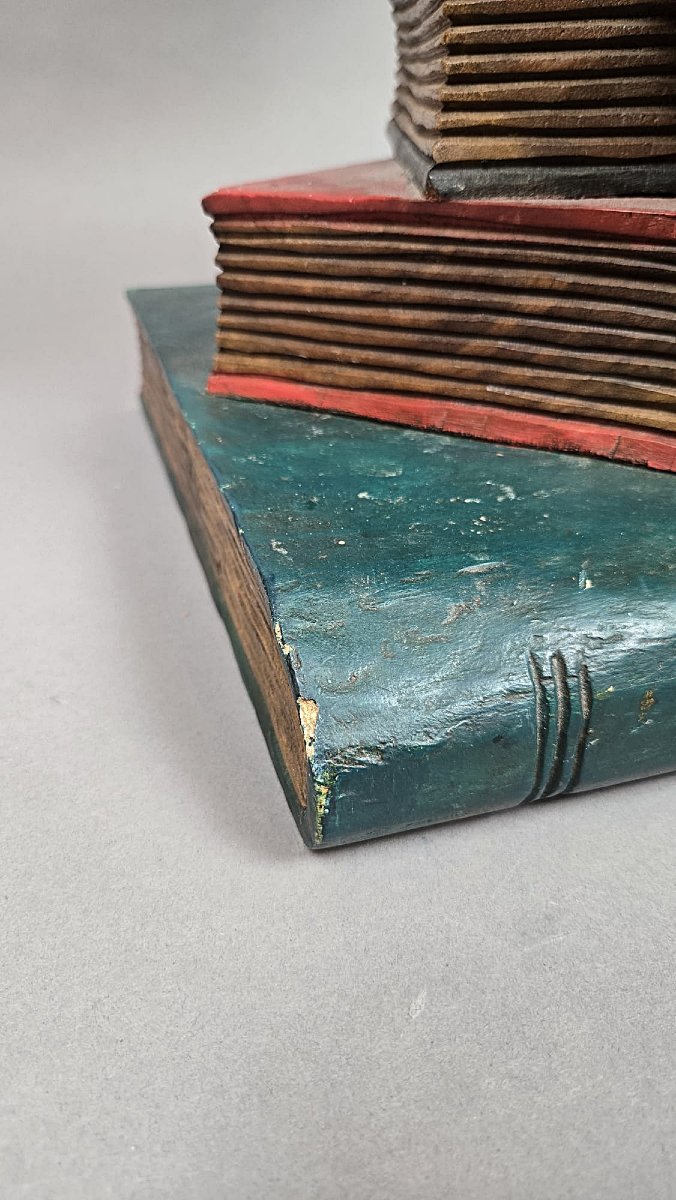 Pair Of “stacked Books” Side Tables, Attributed To Maitland-smith-photo-8