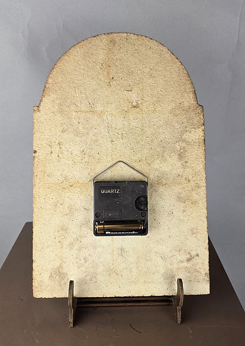 Ceramic Clock By Roger Capron, Circa 1960-photo-4