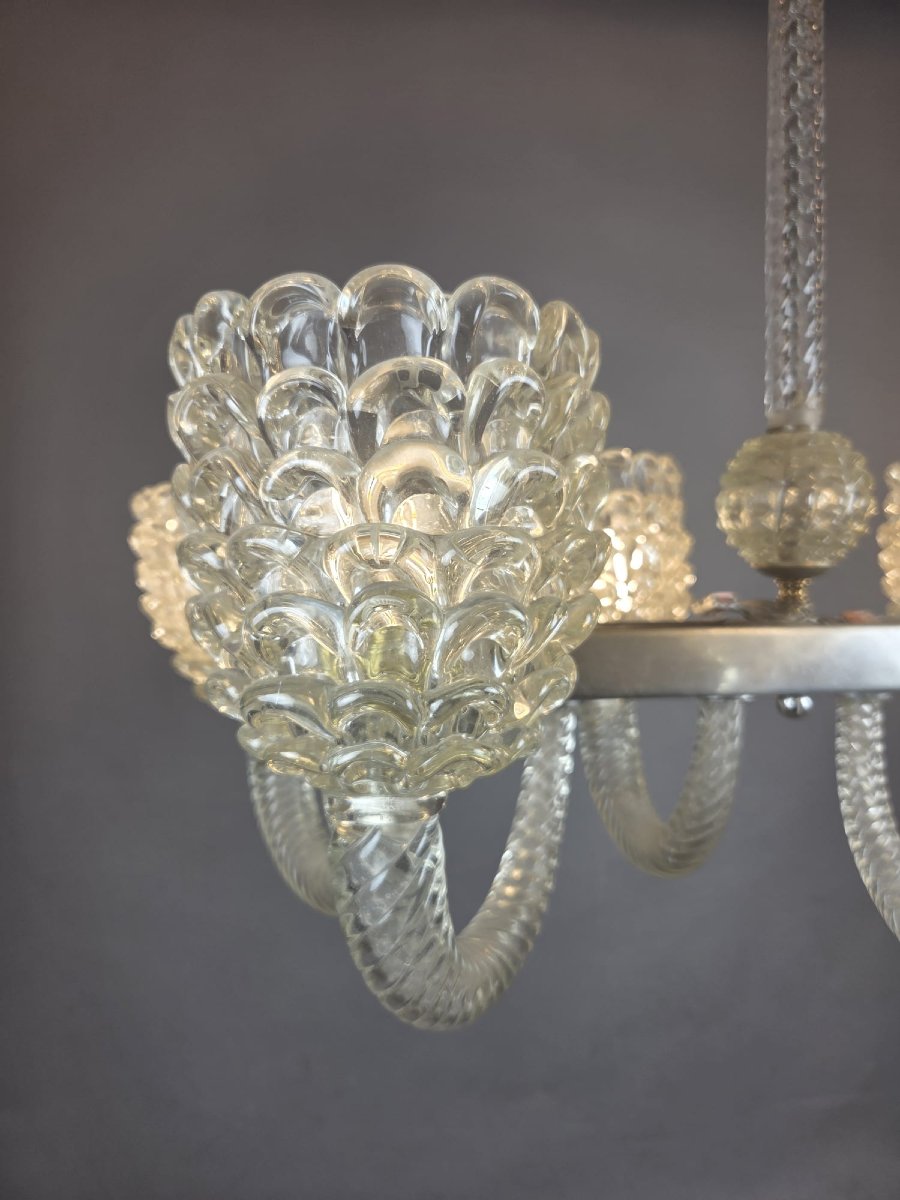 Barovier 6-light Murano Glass Chandelier-photo-3
