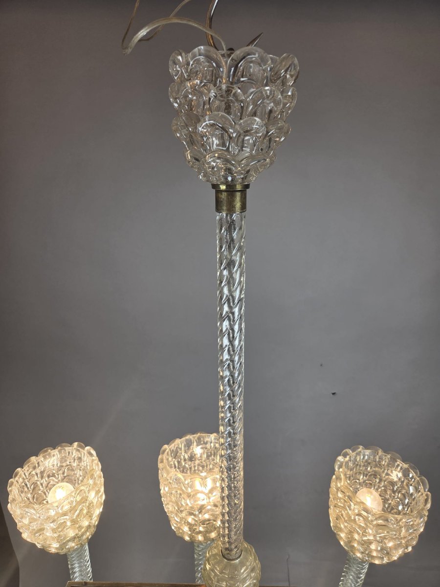 Barovier 6-light Murano Glass Chandelier-photo-2