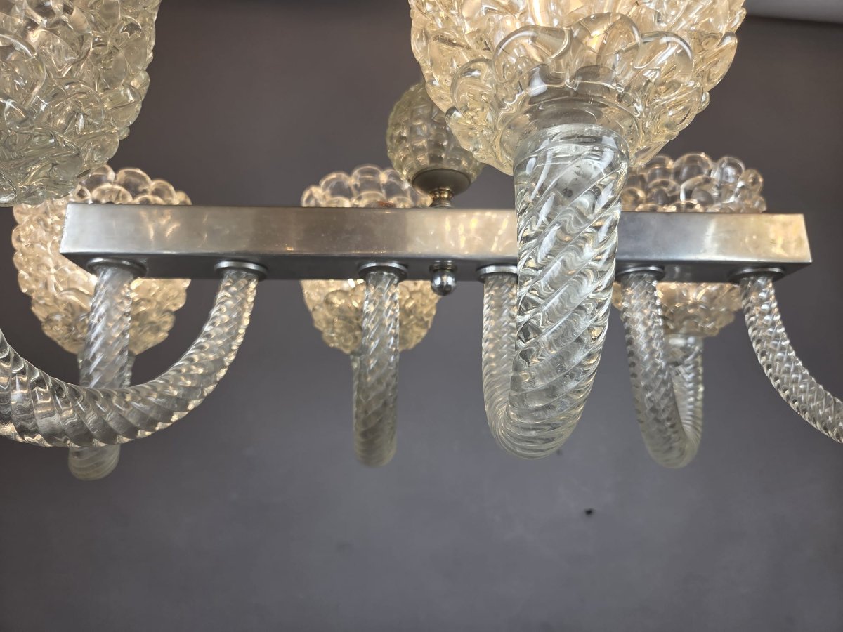 Barovier 6-light Murano Glass Chandelier-photo-3
