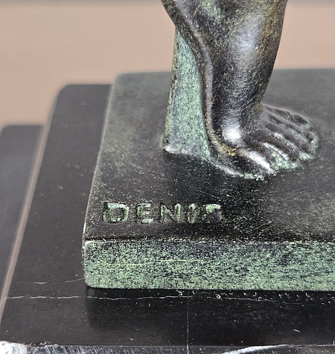 Art Deco Bronze Sculpture "dancer With Balls" By Denis For Max Le Verrier, Circa 1930-photo-4