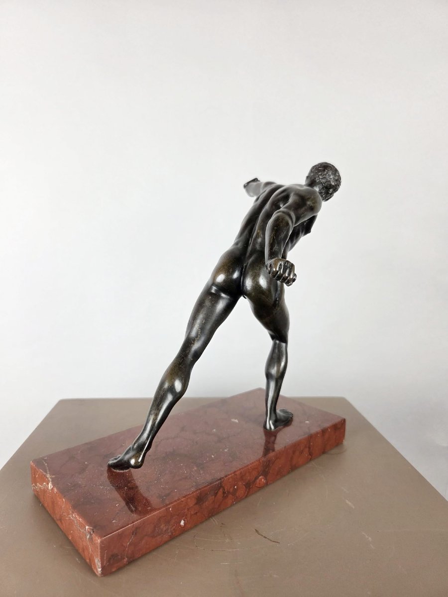 Bronze à patine noir "Gladiateur", fin 19th-photo-1