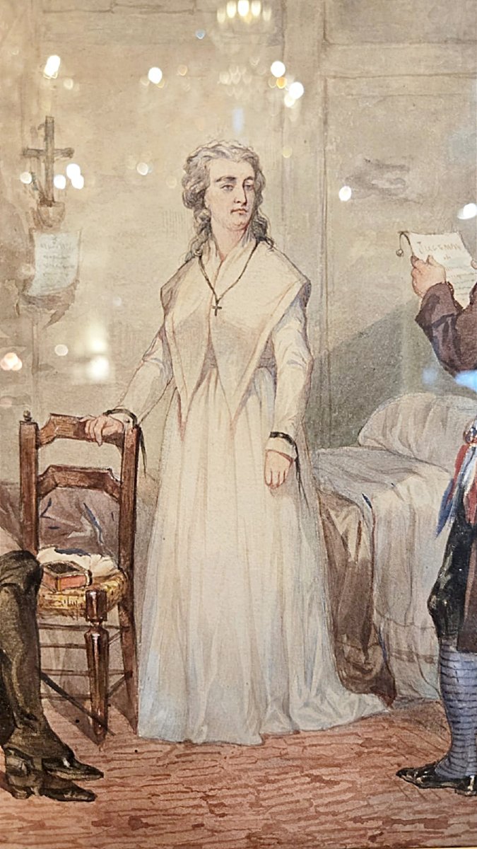 Aquarelle " Cellule de Marie Antoinette" -photo-3