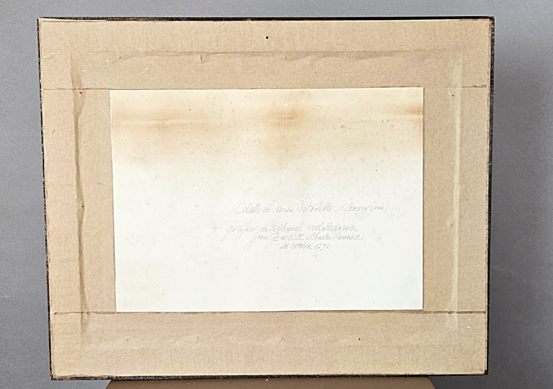 Aquarelle " Cellule de Marie Antoinette" -photo-4