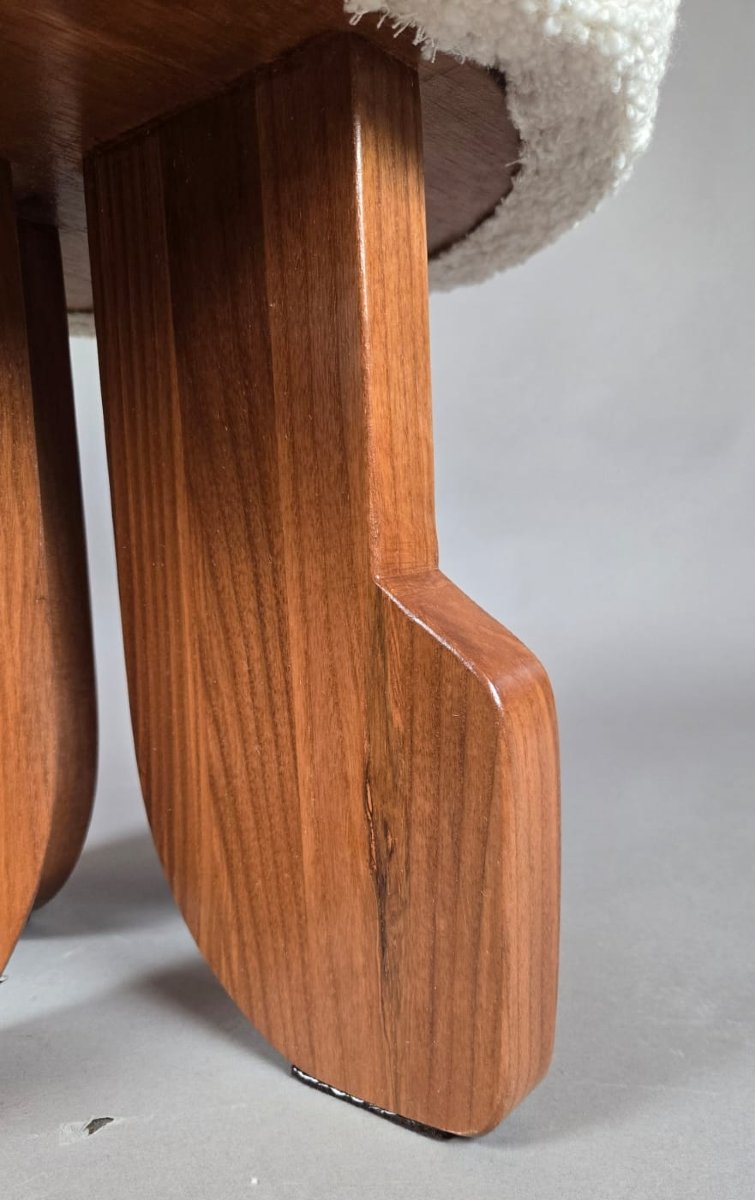 Pair Of Stools, Italy, Circa 1970-photo-4