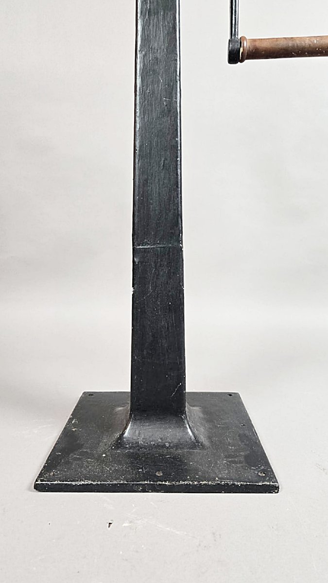 Jeweler's Rolling Mill On A Cast-iron Base, 20th Century-photo-2