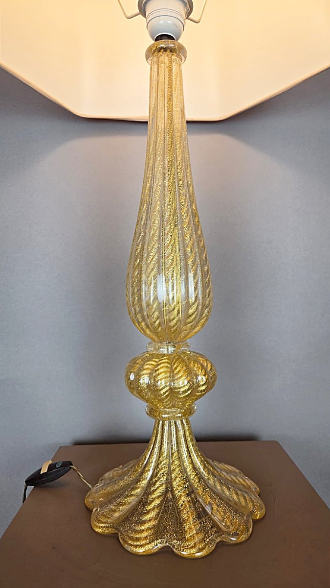 Lampe en verre de Murano, 20th-photo-3