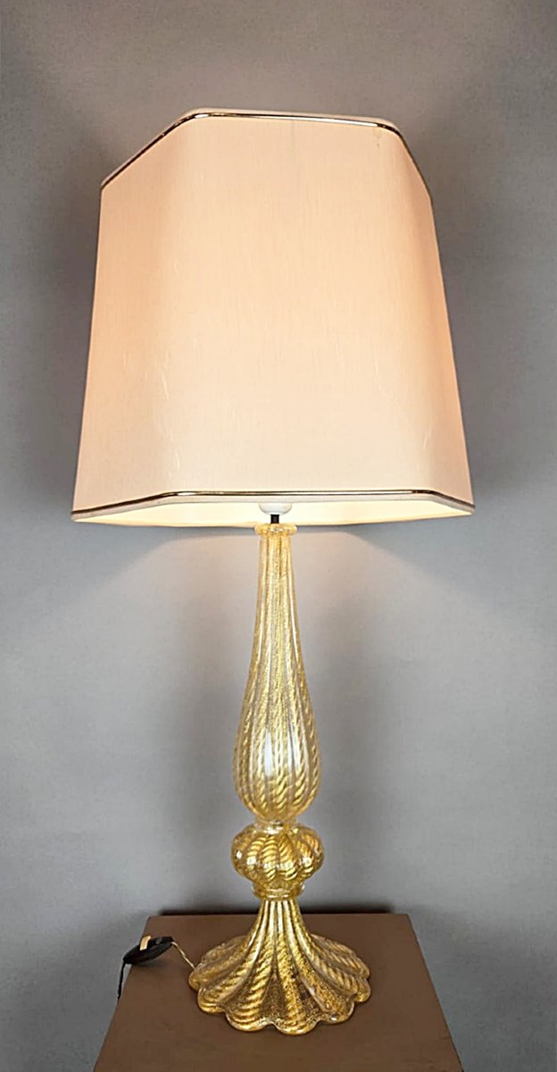 Lampe en verre de Murano, 20th