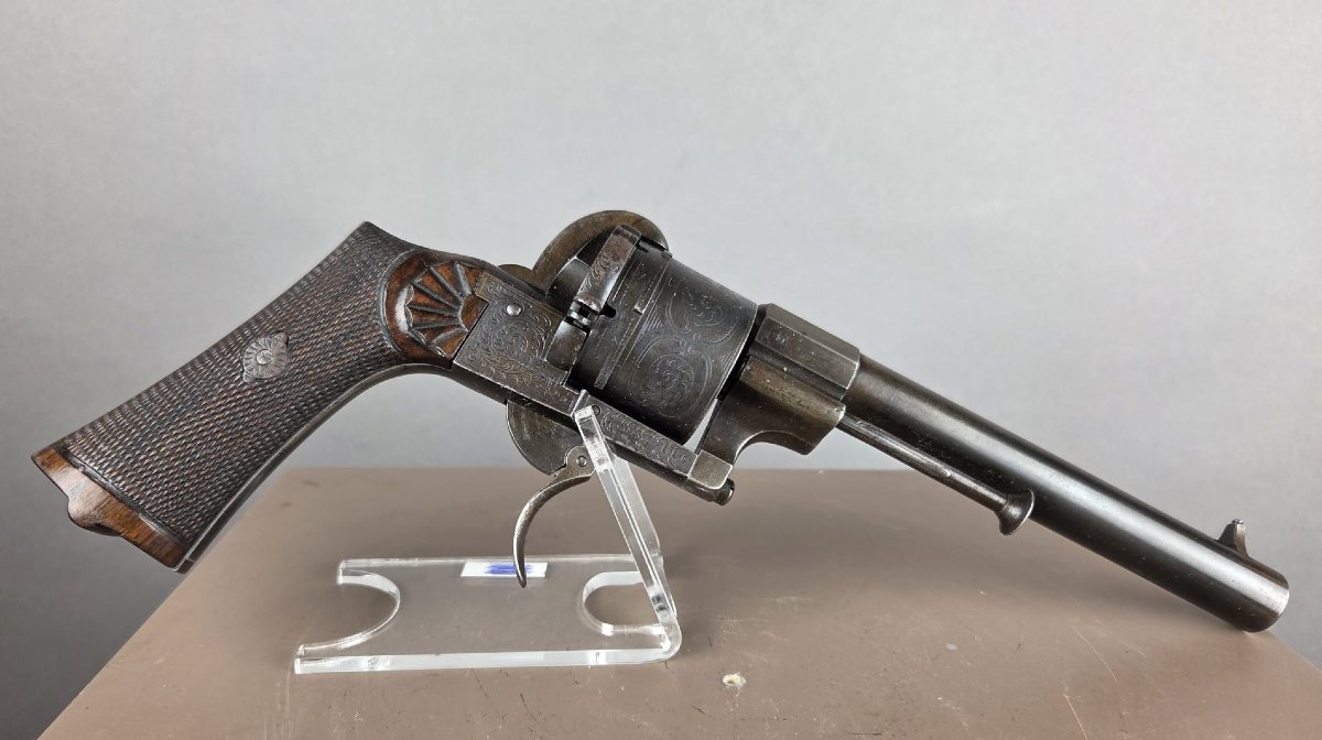 Le Faucheux-type Percussion Revolver, Circa 1870-photo-3