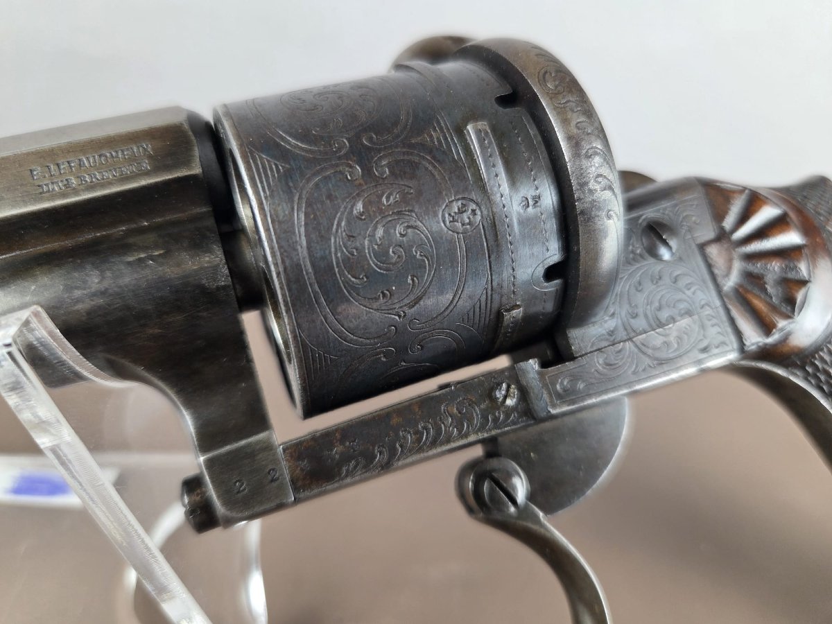 Le Faucheux-type Percussion Revolver, Circa 1870-photo-4