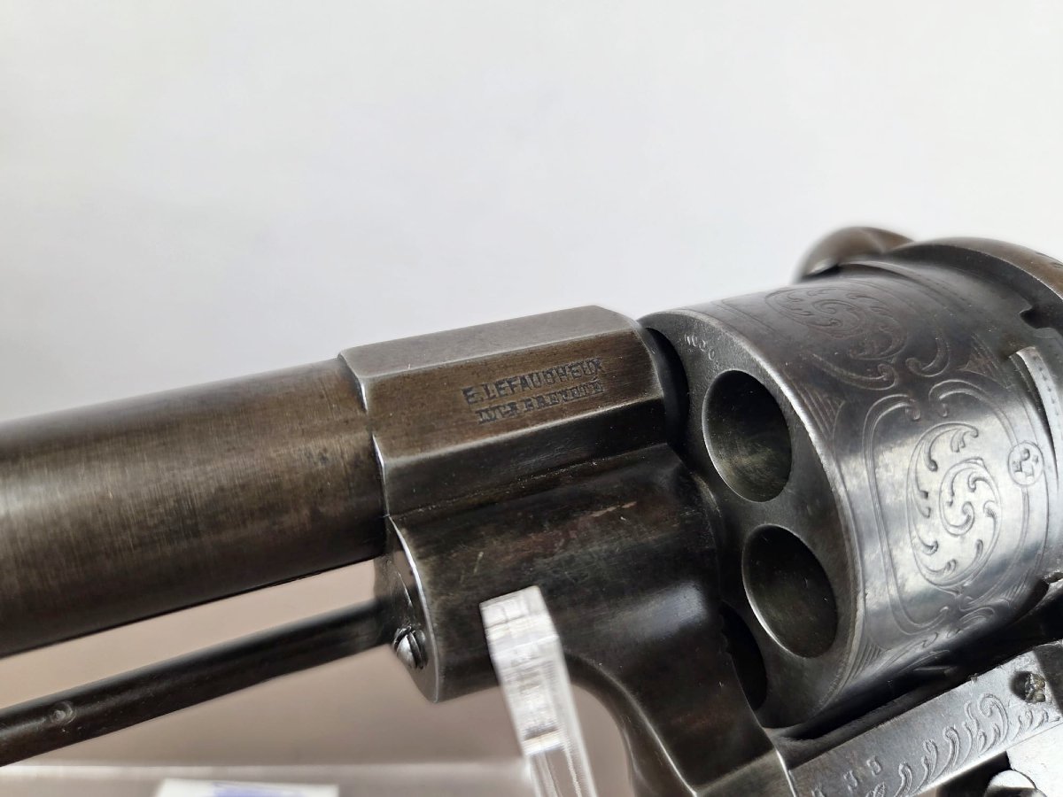 Le Faucheux-type Percussion Revolver, Circa 1870-photo-5