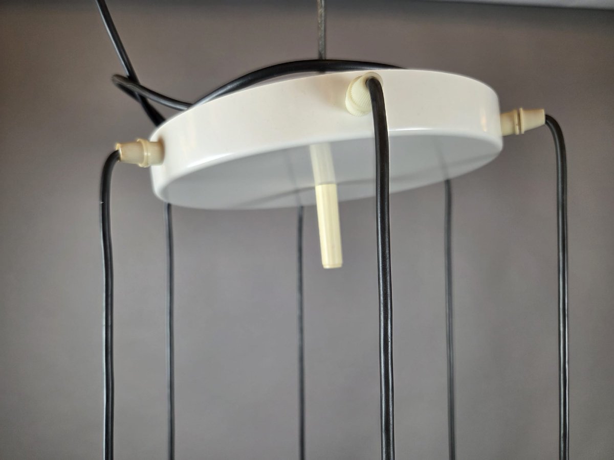 Multicolored Spoutnik Brass Pendant Lamp, 20th Century-photo-2