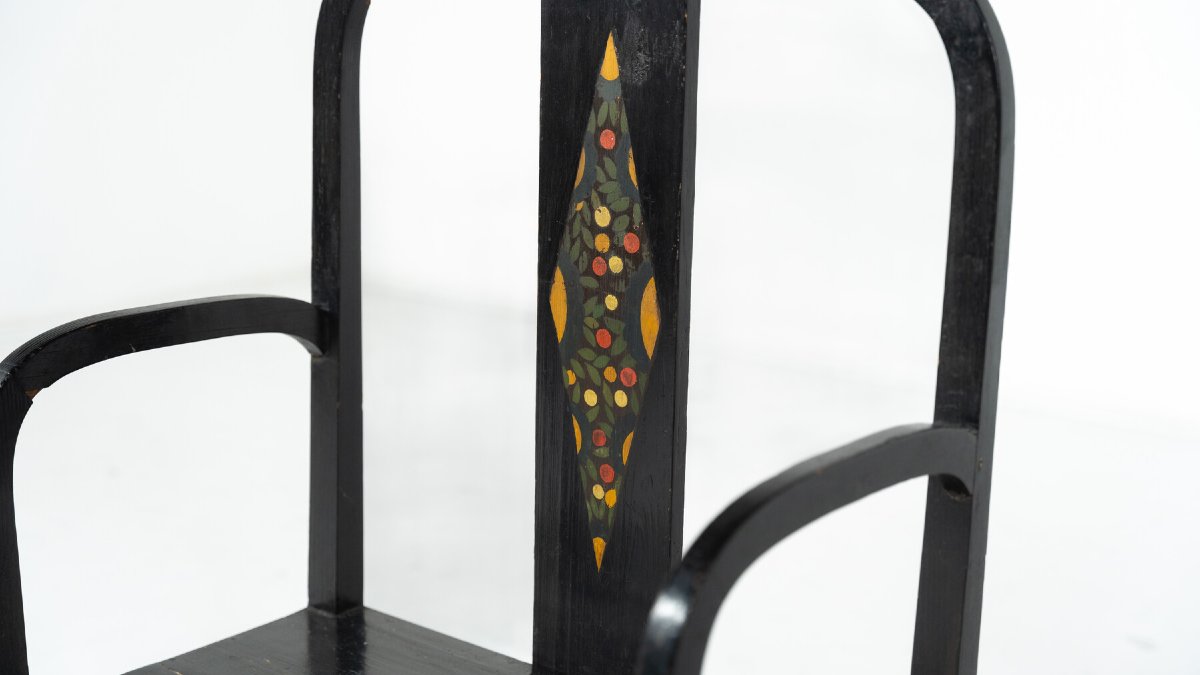 Pair Of Venetian Chairs, Circa 1900-photo-3