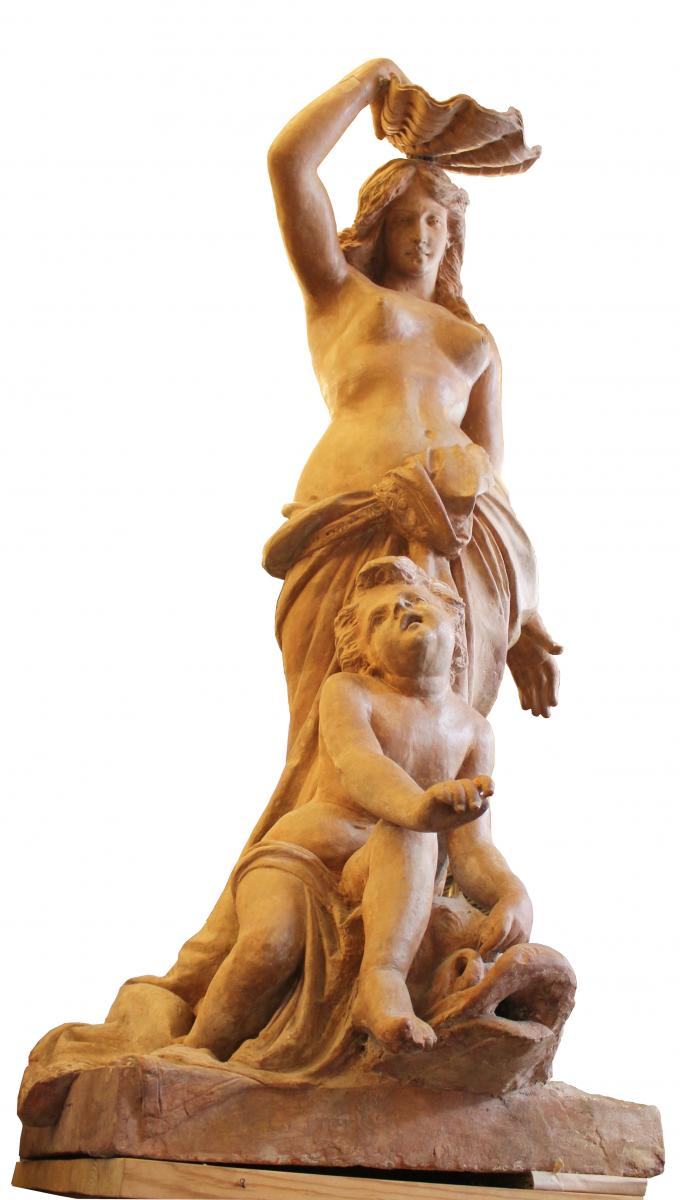 Important Terracotta Venus, Late Eighteenth-photo-2