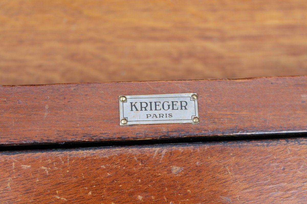 Louis XV Style Lacquered Writing Desk, Krieger, Paris-photo-1