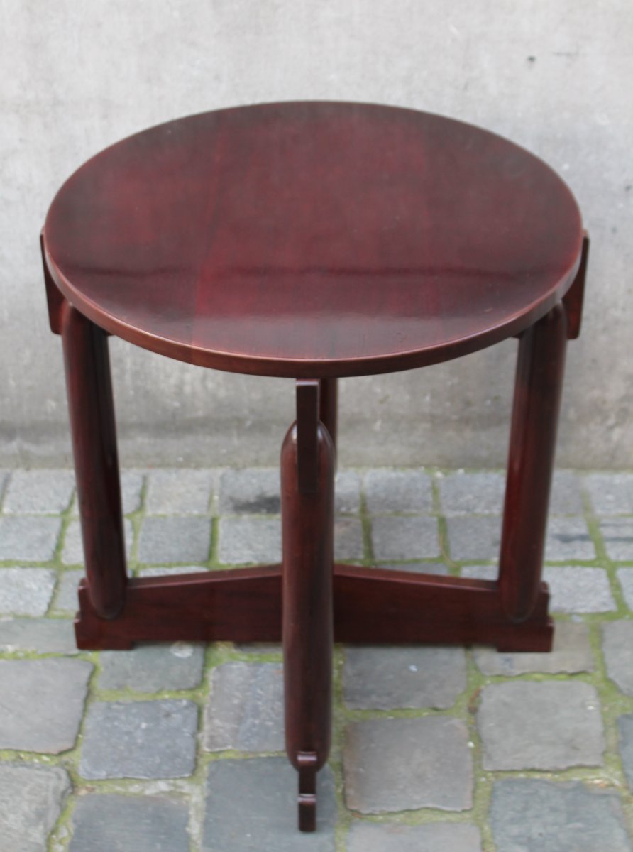 Art Deco Pedestal Table, Gebr. Godschalk, Rotterdam-photo-5