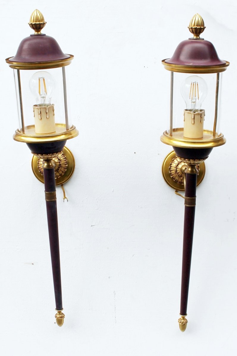 Pair Of Empire Style Sconces-photo-2