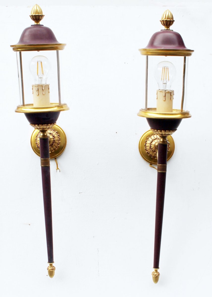 Pair Of Empire Style Sconces