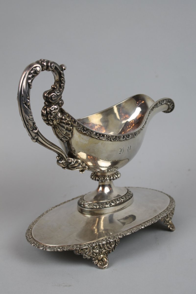 Large Silver Sauceboat-photo-1