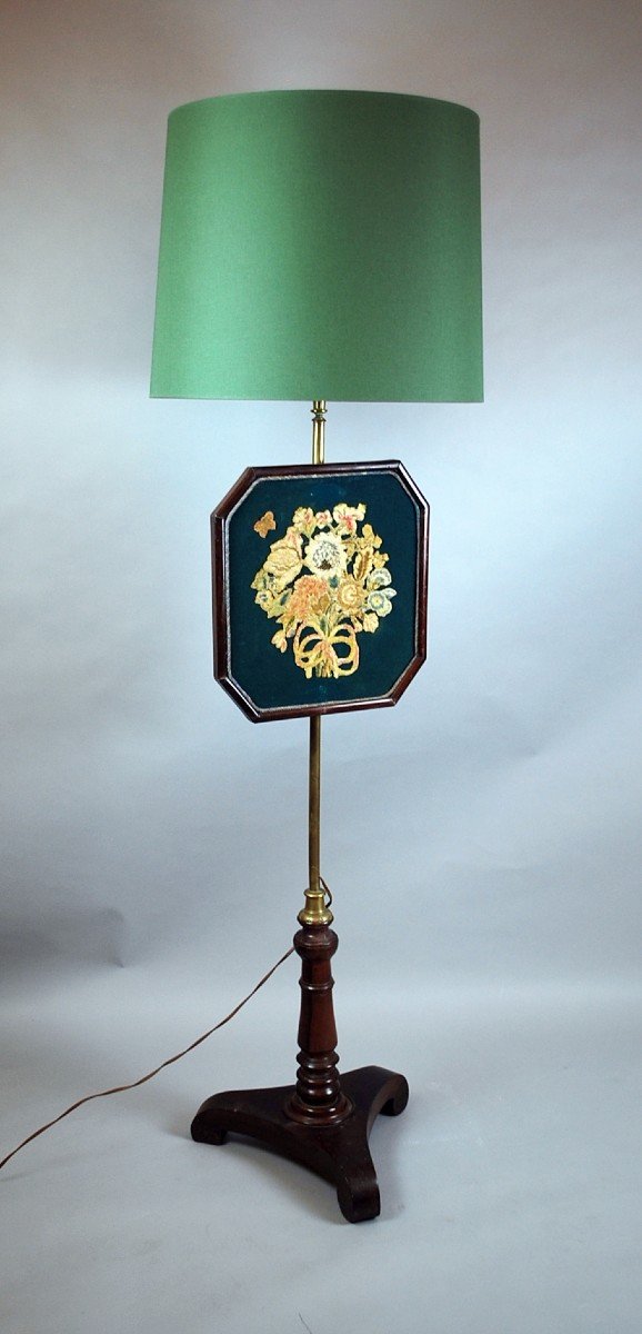 Lampe Au Pare-feu Brodé, Napoléon III