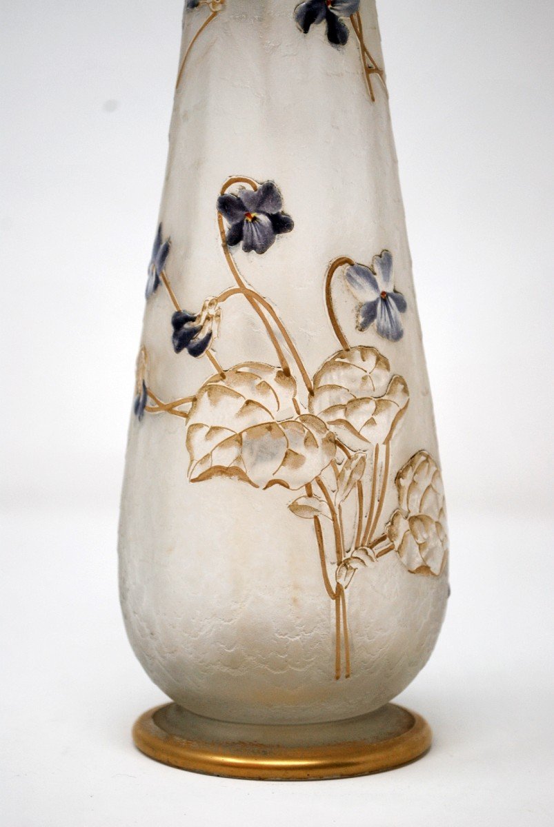 Vase Aux Violettes, Legras Cie et Montjoye-photo-4