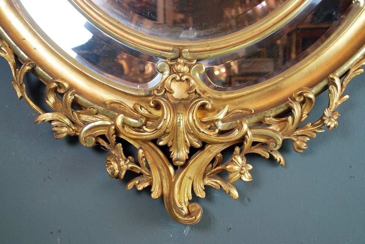 Grand Miroir De Style Louis XV-photo-5