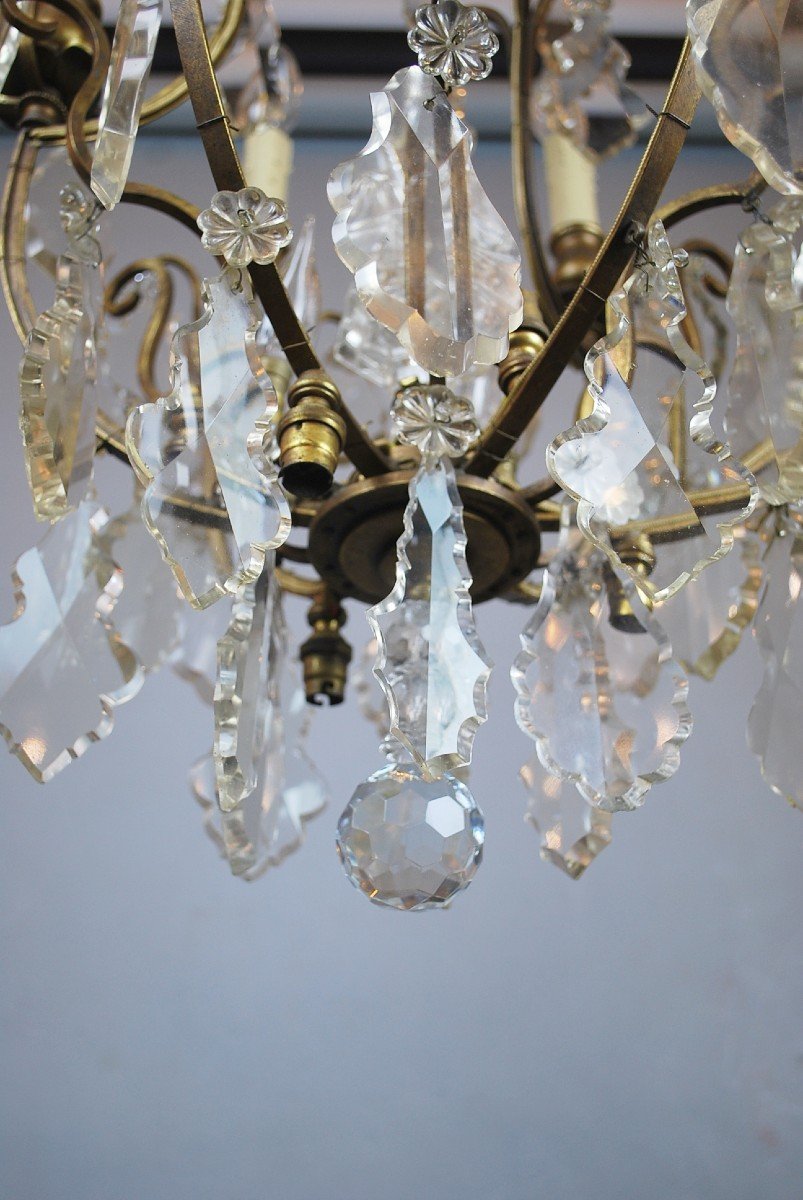 Lustre à Pampilles Et Poignards-photo-1