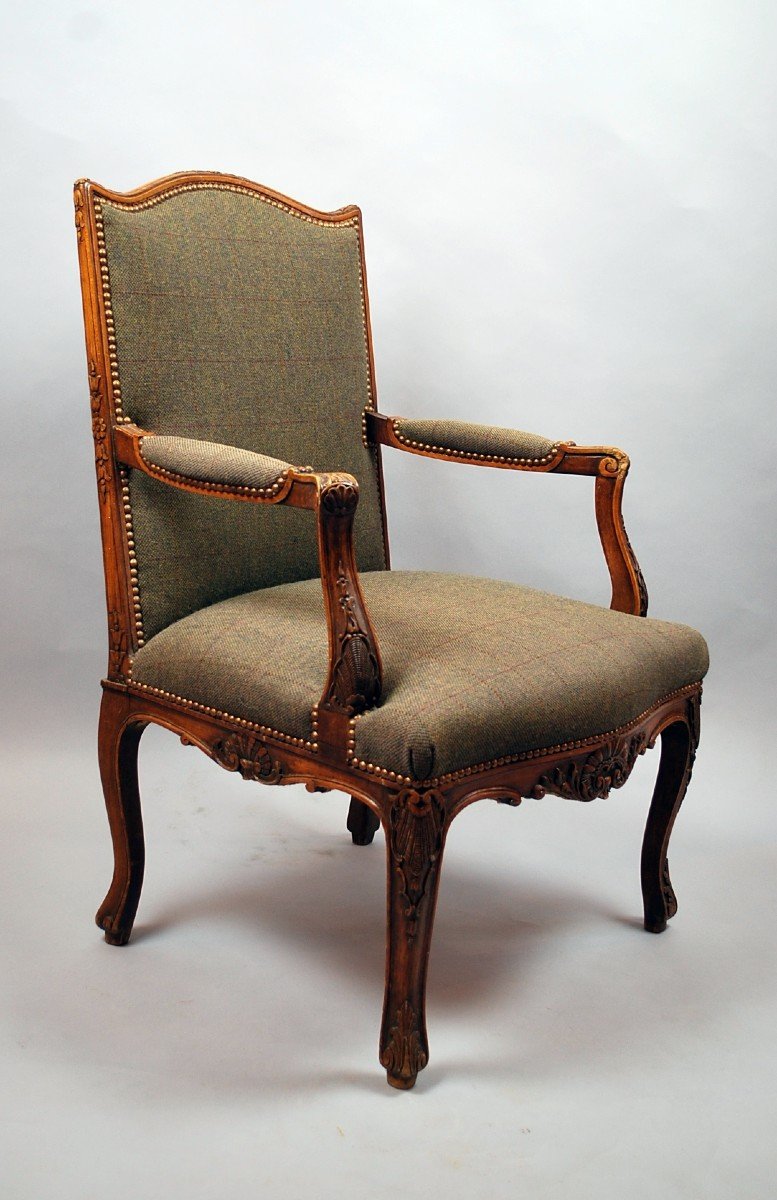 Louis XV Armchair - 19th-photo-2