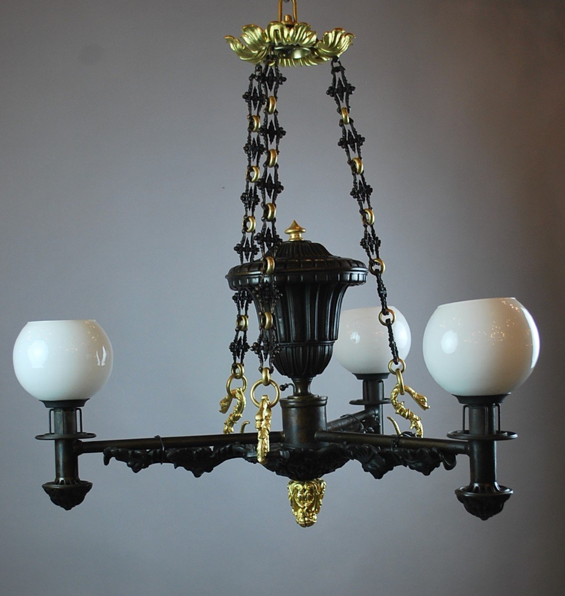 Oil Chandelier, Restoration Period