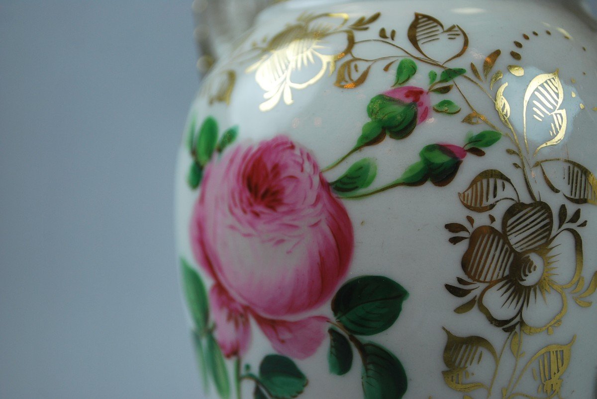 Pair Of Old Paris Vases-photo-5