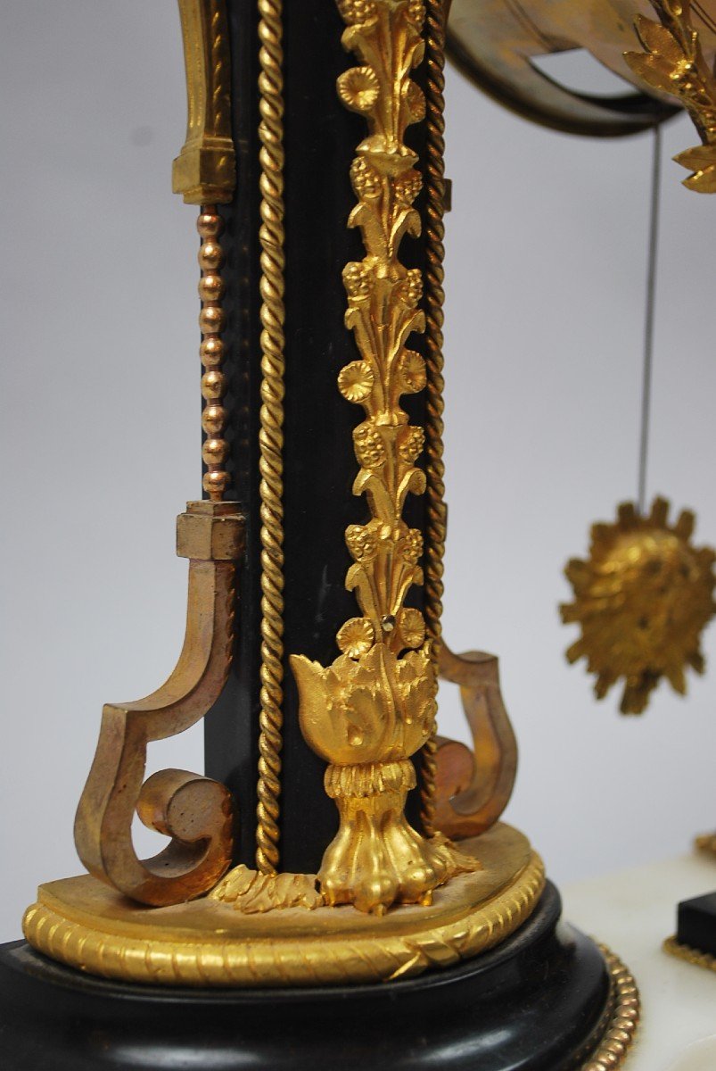 Louis XVI Style Portico Clock-photo-2