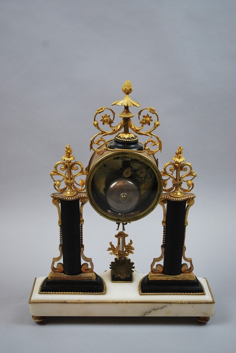 Louis XVI Style Portico Clock-photo-6