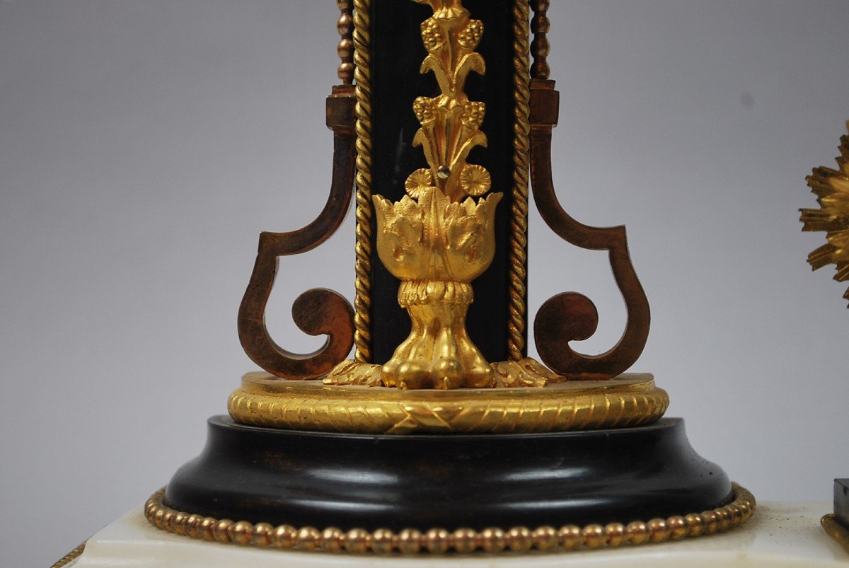 Louis XVI Style Portico Clock-photo-7