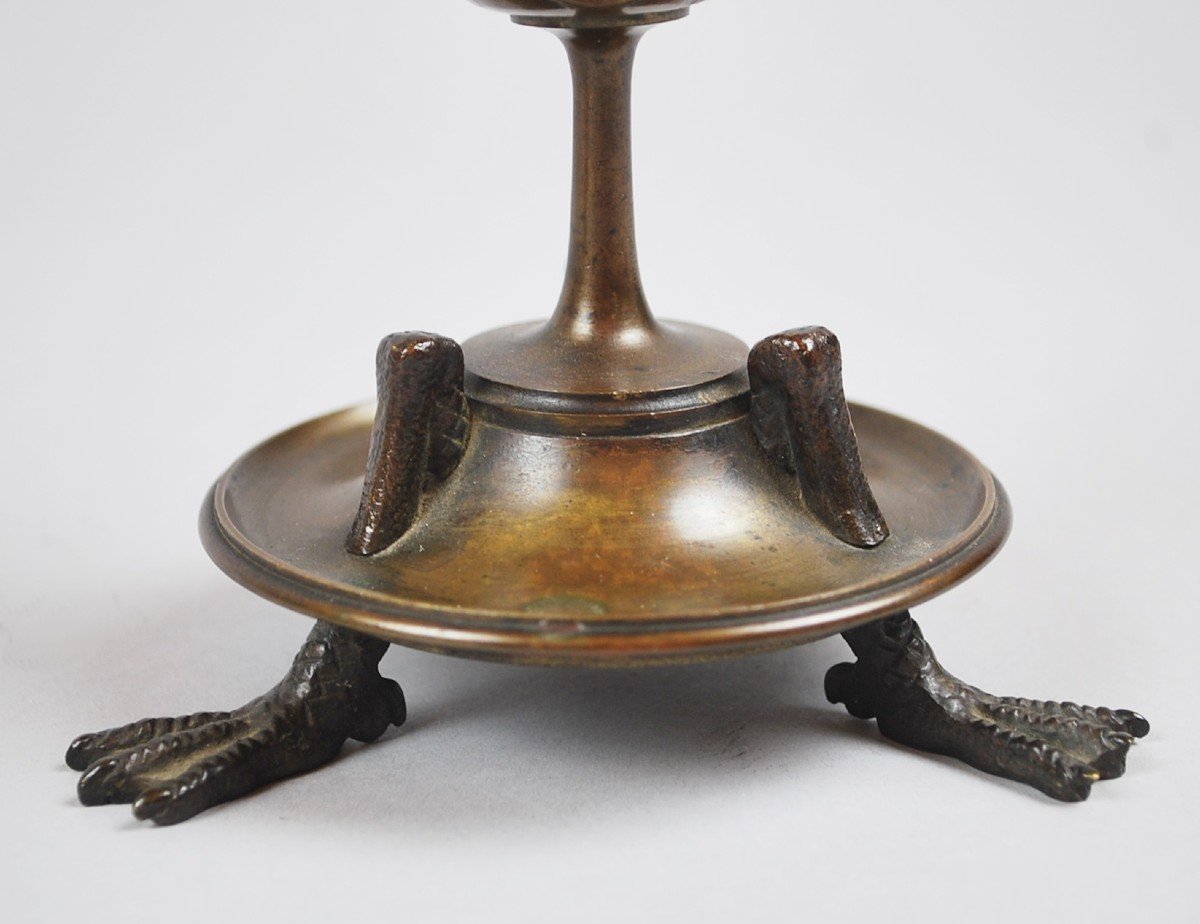 Pair Of Candlesticks, Claw Feet-photo-2