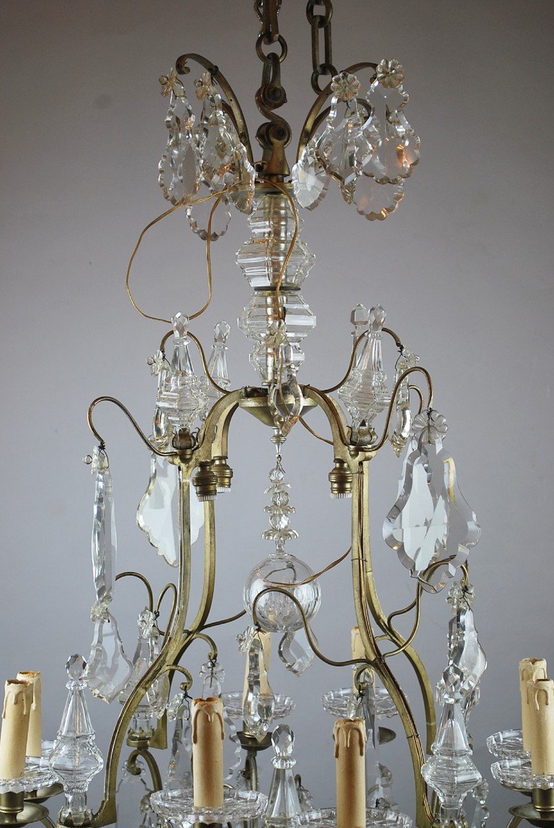19th Century Cage Chandelier-photo-2