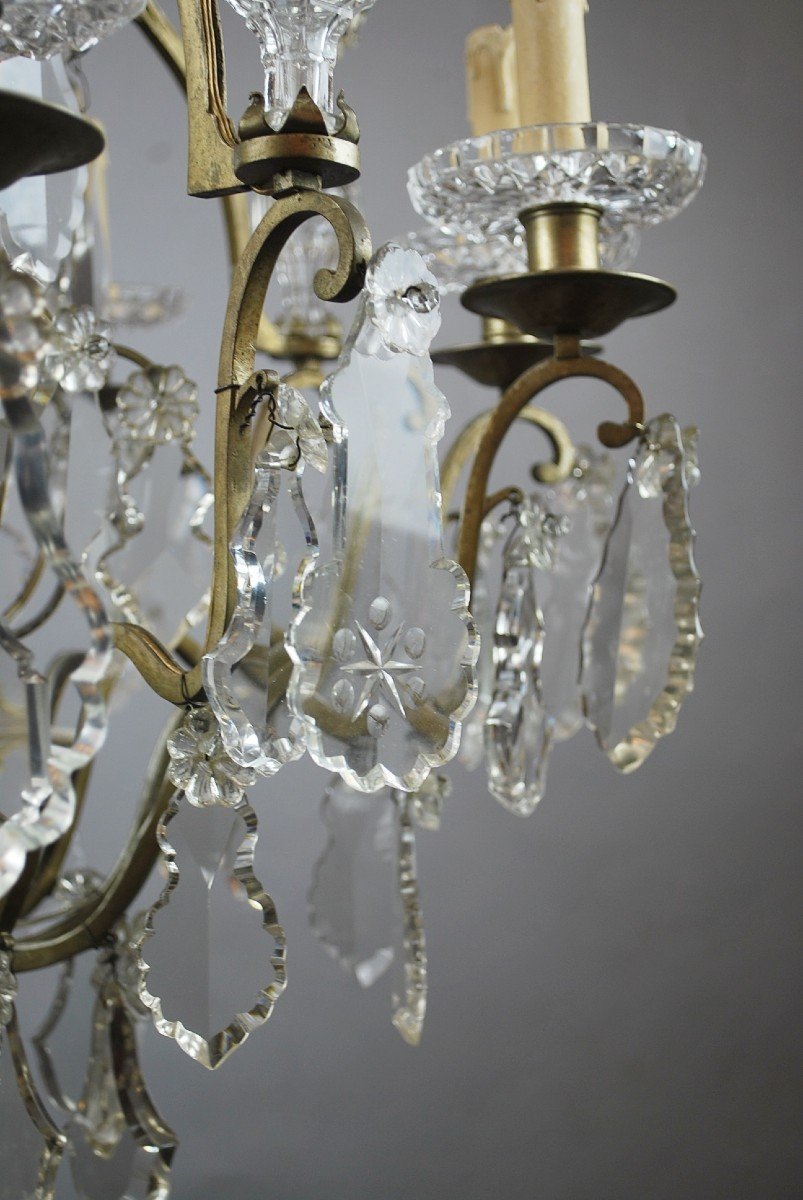 19th Century Cage Chandelier-photo-3