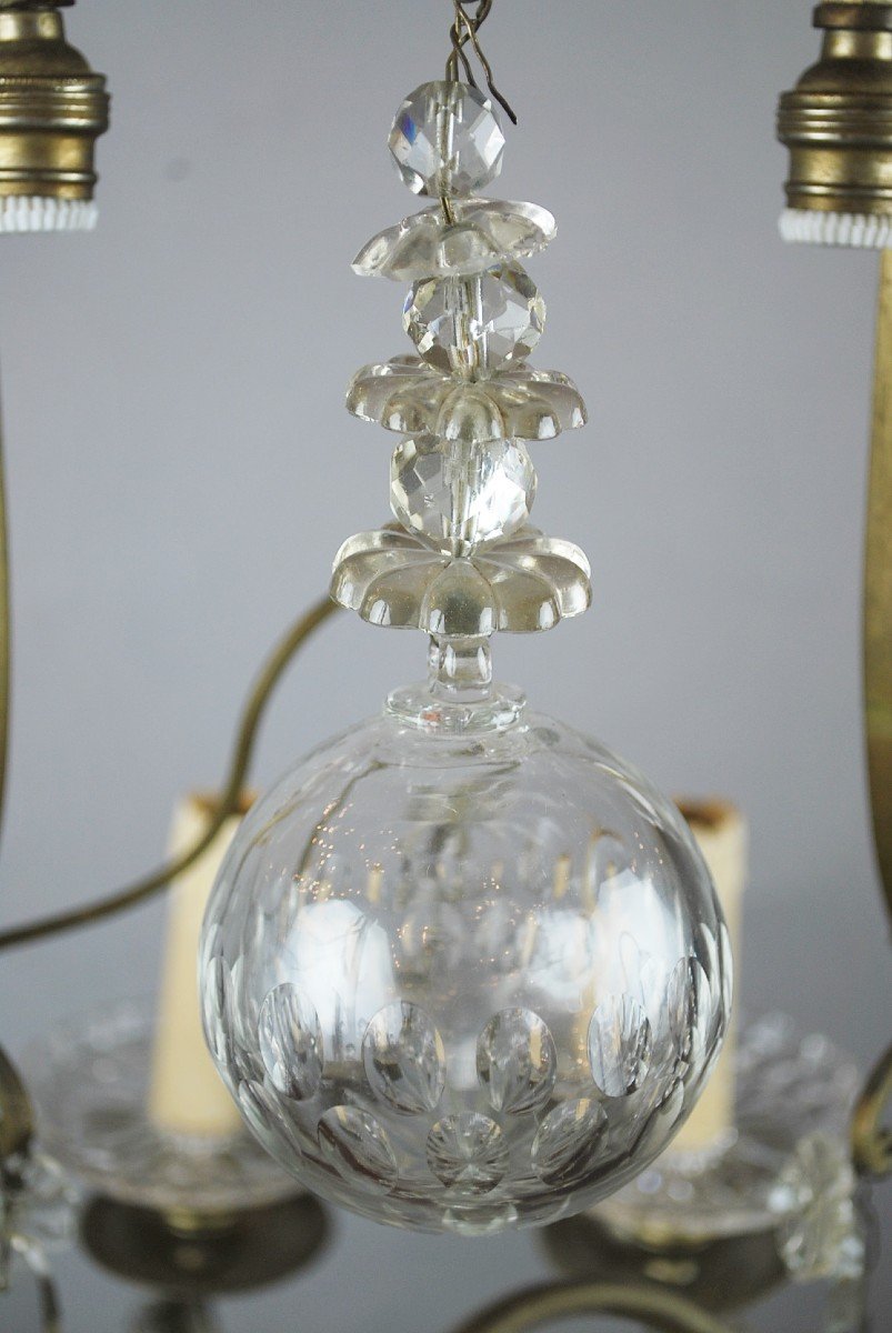 19th Century Cage Chandelier-photo-5