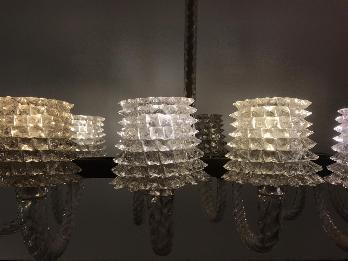 Lustre Barovier & Toso - Murano Italy - 1940 / 1950-photo-2