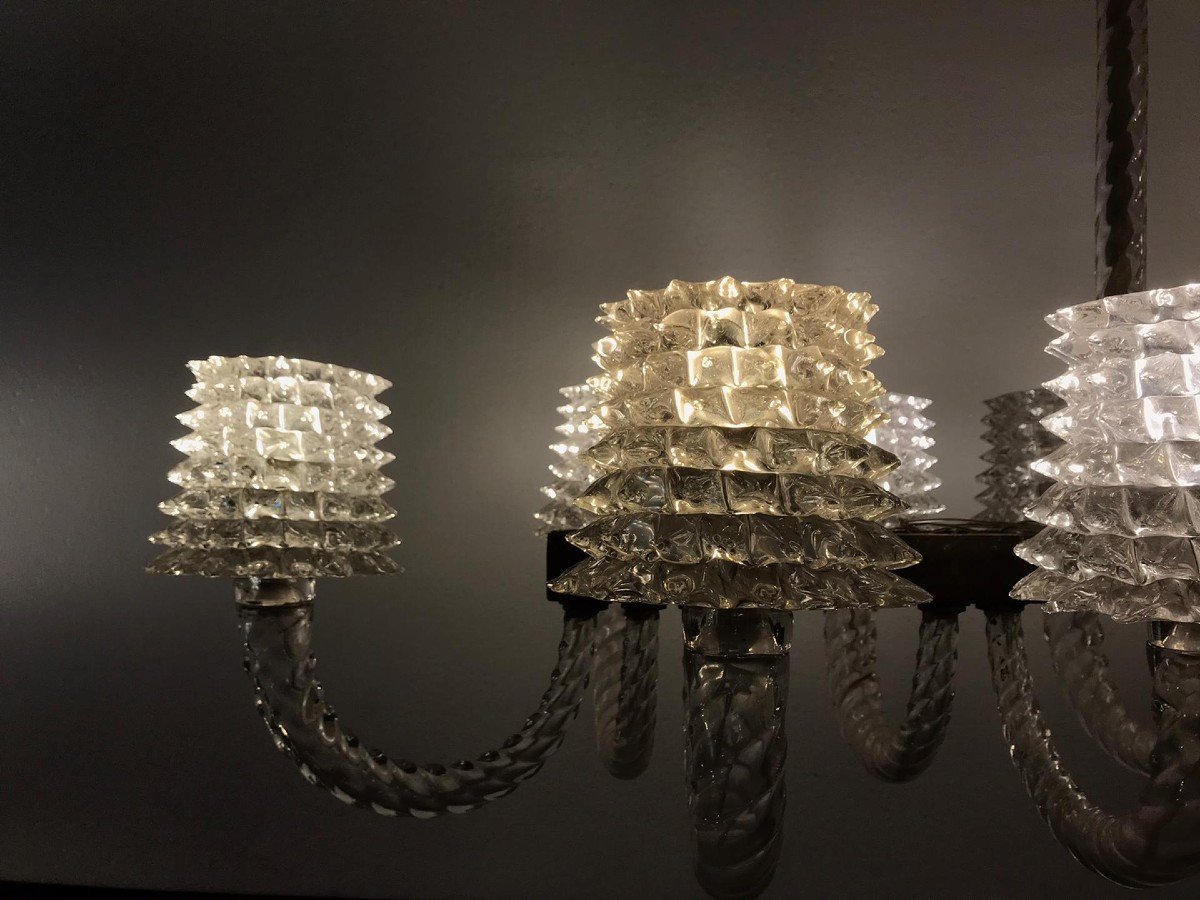 Lustre Barovier & Toso - Murano Italy - 1940 / 1950-photo-1