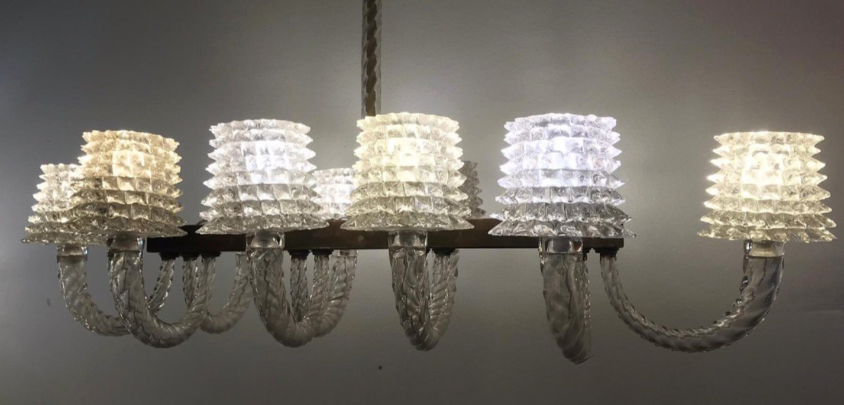 Lustre Barovier & Toso - Murano Italy - 1940 / 1950