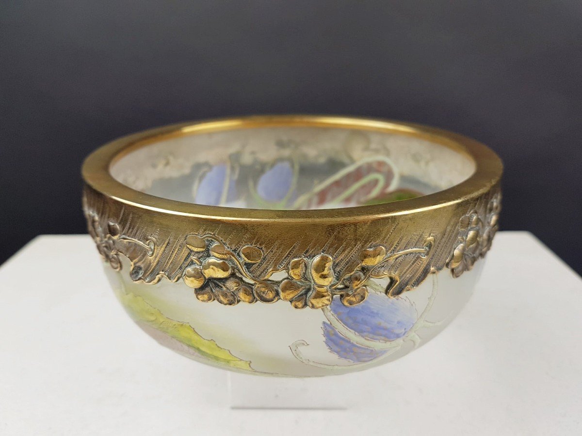 Saglier, 1900 Glass Cup-photo-4
