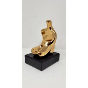 Gilt Bronze Sculpture Signed Vandereycken