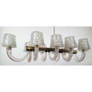 Grand Lustre Barovier Et Toso - Murano