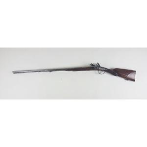 Elegant And Long Flintlock Hunting Rifle, 18th