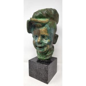 Sculpture De Gavroche En Bronze