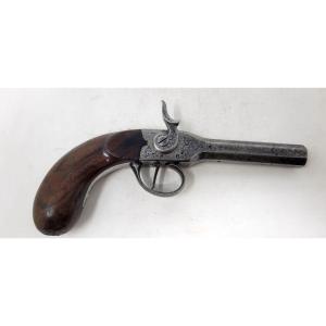 Rare Pistolet à Percussion à Aiguille