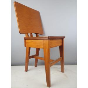 Chaise Pupitre d'Enfant Style Constructiviste, Vers 1950