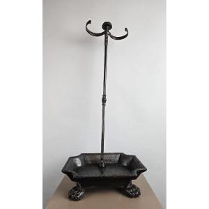 Cast Iron Display Stand For Fireplace Accessories, Early 19th Century