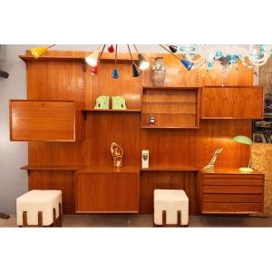 Wall Unit modulable, vers 1960